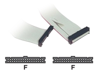 640mm FDD FLAT cable [2 x IDC 34F connectors]